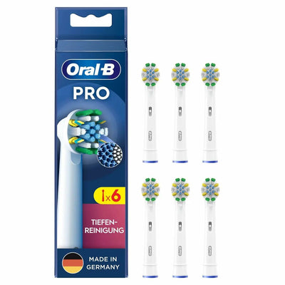 Cabezal de Recambio Oral-B Pro Blanco 6 Unidades