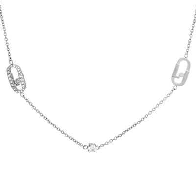 Ladies' Necklace LIU JO LJ1951 Silver
