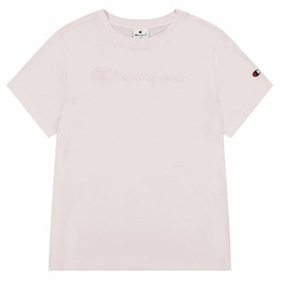 Women’s Short Sleeve T-Shirt Champion Champion Crewneck Pink