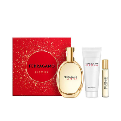 Set de Perfume Mujer Salvatore Ferragamo FIAMMA EDP 3 Piezas