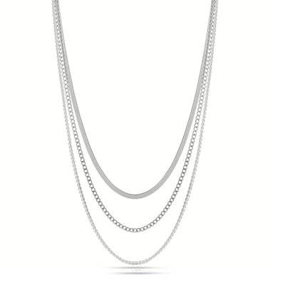Ladies' Necklace LIU JO LJ2645 Silver