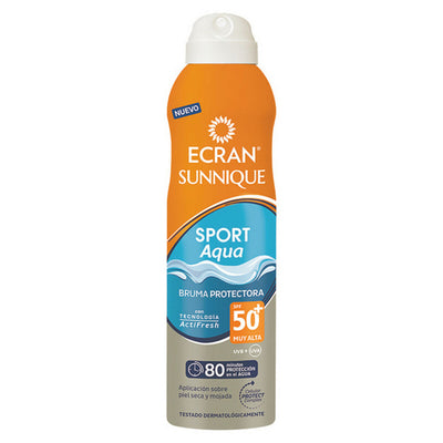 Bruma Solar Protectora Ecran Ecran Sunnique Sport Aqua Spf 50+ 250 ml