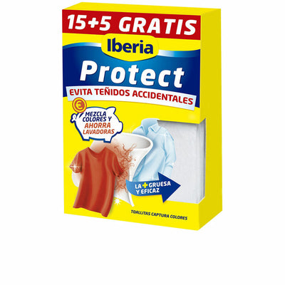 Toallitas para Lavadora Tintes Iberia   20 Unidades