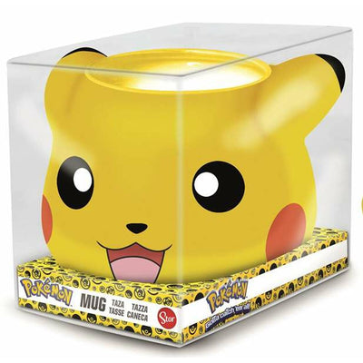 Taza de Cerámica Pokémon Pikachu 440 ml 3D Cerámica
