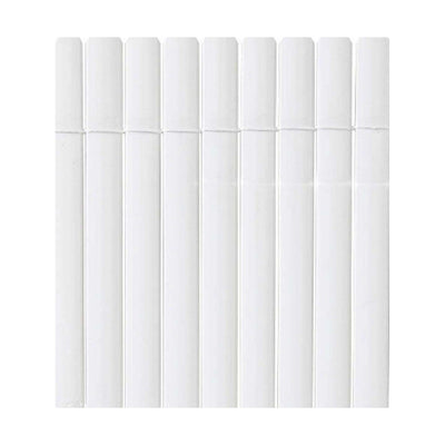 Cañizo Nortene Plasticane Oval 1 x 3 m Blanco PVC