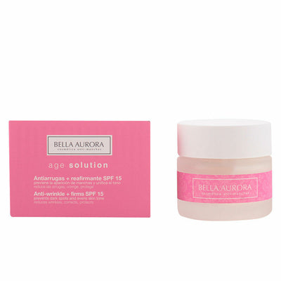 Crema Antiarrugas Bella Aurora 2526106 Spf 15 50 ml Reafirmante