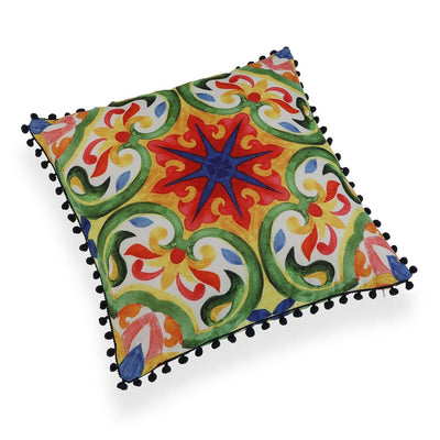 Versa Tassel Polyester Cushion (45 x 45 cm)