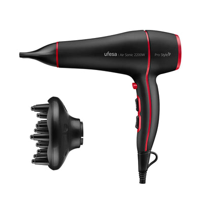 Sèche-cheveux UFESA AIR SONIC AC 2200W Noir 2200 W