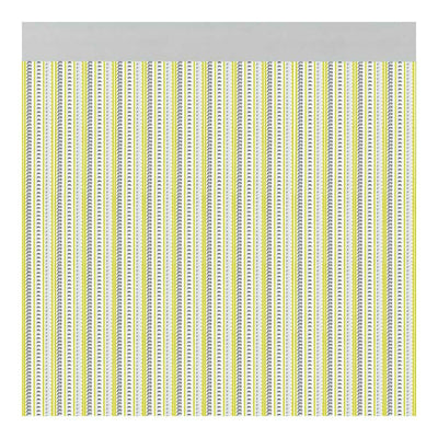 Cortina Acudam Brescia Puertas Amarillo Exterior PVC Aluminio 90 x 210 cm