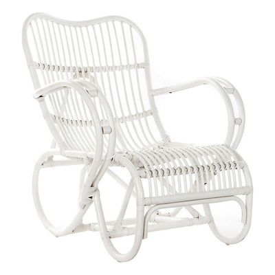 Mecedora DKD Home Decor Blanco 75 x 85 x 85 cm