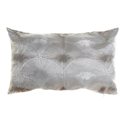 DKD Home Decor Cushion Grey Polyester Aluminum Traditional