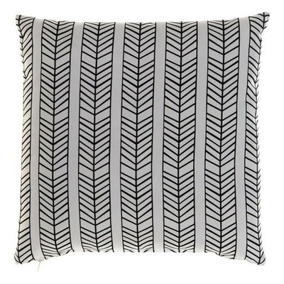 DKD Home Decor White Black Arrows Boho Cushion