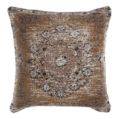 DKD Home Decor Cushion 8424001832477 Black Beige Light Brown Square Arabic 45 x 12 x 45 cm