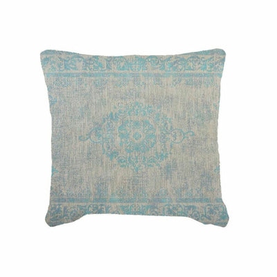 DKD Home Decor Turquoise Polyester Cushion (45 x 12 x 45 cm)