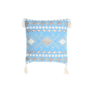 DKD Home Decor Blue White Cushion 40 x 15 x 40 cm