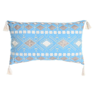 DKD Home Decor Cushion 60 x 15 x 35 cm Blue White