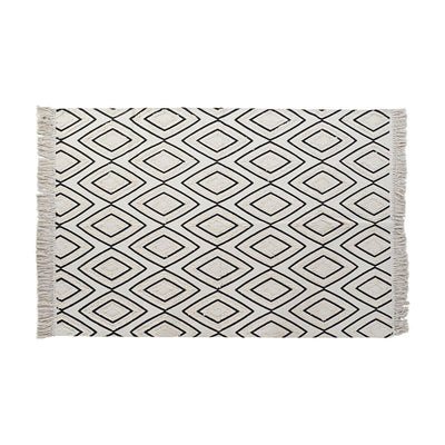 Alfombra DKD Home Decor Negro Blanco (120 x 190 x 0,7 cm)