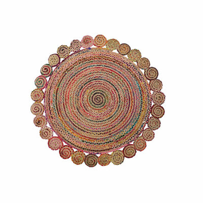 Alfombra DKD Home Decor Multicolor Árabe (200 x 200 x 1 cm)