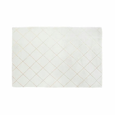 Alfombra DKD Home Decor Blanco Moderno (120 x 180 x 2,2 cm)