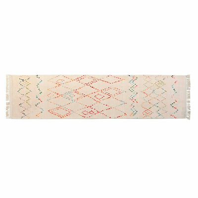 Alfombra DKD Home Decor 60 x 240 x 0,7 cm Poliéster Multicolor Rombos