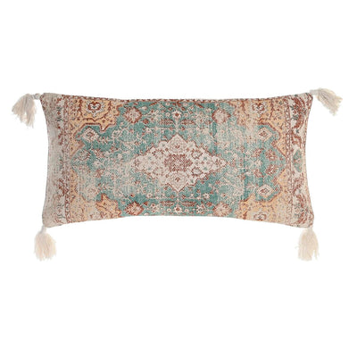 DKD Home Decor Cushion 60 x 10 x 30 cm Beige Blue Arabic Fringes