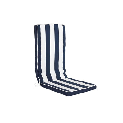 DKD Home Decor Cushion White Navy Blue Stripes 42 x 4 x 115 cm