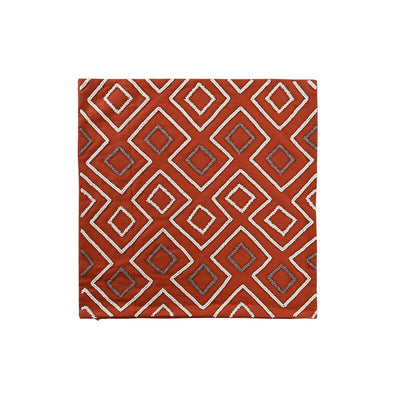 DKD Home Decor Geometric Terracotta Cushion Cover 50 x 1 x 50 cm
