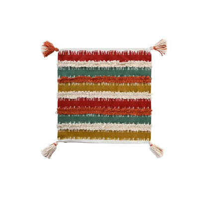 DKD Home Decor Cushion Cover Multicolor Stripes 50 x 1 x 50 cm