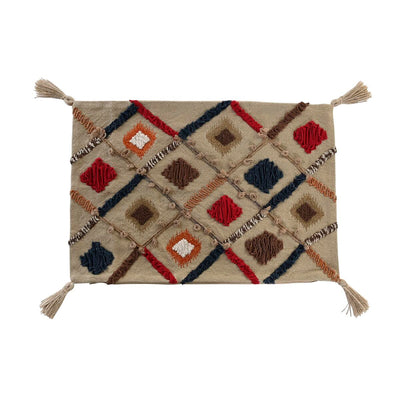 DKD Home Decor Cushion Cover 60 x 1 x 40 cm Multicolor Fringes