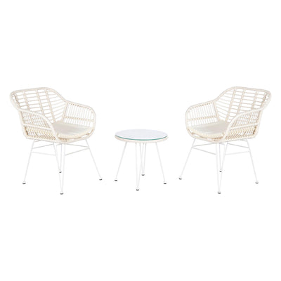 Conjunto de Mesa con 2 Sillas DKD Home Decor 56 x 57,5 x 82 cm