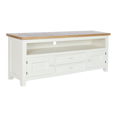 Mueble de TV DKD Home Decor Beige Natural Madera de Paulonia 134,5 x 35 x 55 cm