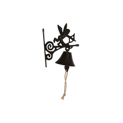 Campana Home ESPRIT Marrón Negro Hierro 16,5 x 10 x 21 cm