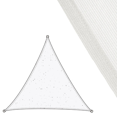 Shade Sail Vela sombreo White 3 x 3 m 300 x 300 x 0,5 cm Awning