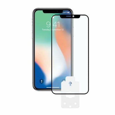 Tempered Glass Screen Protector for iPhone X, Xs KSIX 2.5D Black