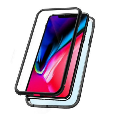 iPhone XS Max KSIX Magnetic Mobile Phone Case (2 pcs) Black