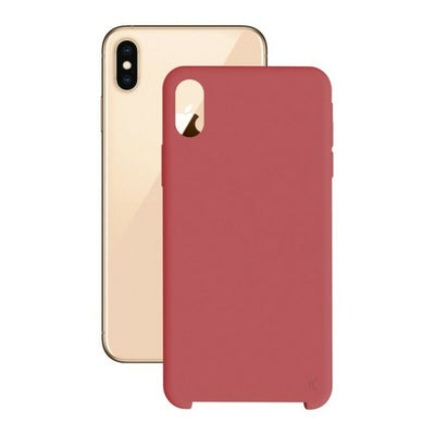 KSIX Soft Red iPhone XS Max Mobile Case