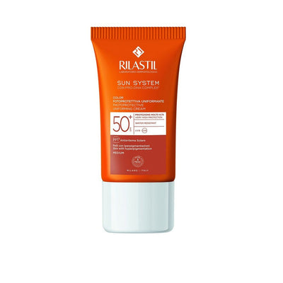 Protector Solar con Color Rilastil Sun System Spf 50 Spf 50+ 50 ml