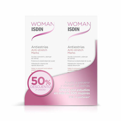 Crema Corporal Antiestrías Isdin Woman 250 ml 2 x 250 ml