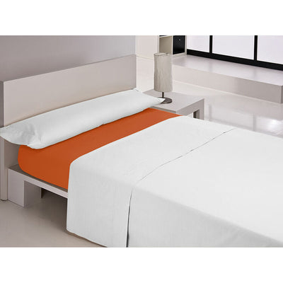 Sábana Bajera Ajustable Happy Home MIX COLORS Naranja Cama de 135 135 x 200 + 30 cm