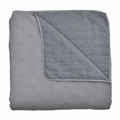 Pierre Cardin LORENA Anthracite Bedspread 90 cm Bed (2 Pieces)
