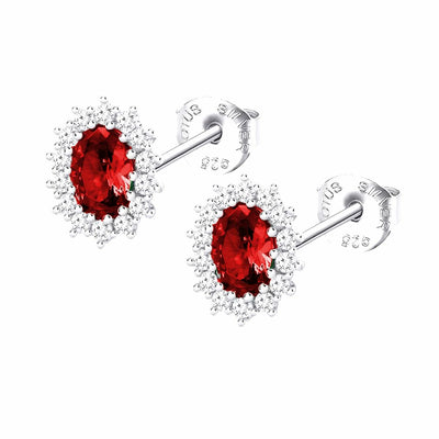 Boucles d´oreilles Femme Lotus LP3459-4/4 Argenté Rouge
