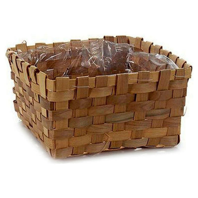 Ibergarden Brown Cane Pot 24 x 13 x 24 cm