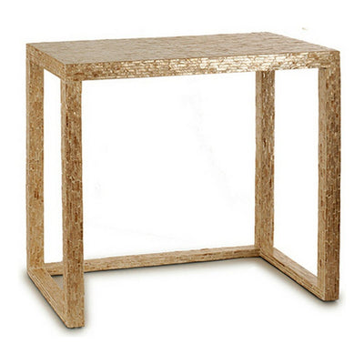 Table Gift Decor White Beige Golden 30,5 x 78 x 90,5 cm Hall