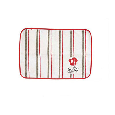 Kinvara Bon Apetit Placemat White Red