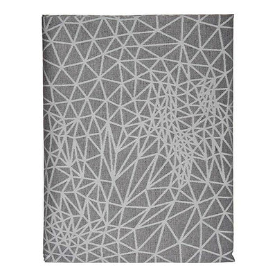 Kinvara Tablecloth BABEL GRAY 48 White Gray Jacquard