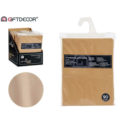 Beige Pillowcase 45 x 0.3 x 90 cm 45 x 0.2 x 70 cm