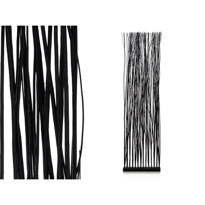 Folding screen Gift Decor Varas Black Willow wood 50 x 185 x 12 cm
