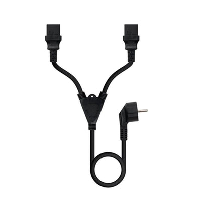 Cable de Alimentación NANOCABLE 2xC13/H Negro 1,8 m