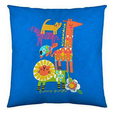 Cool Kids Funny Jungle Cushion Cover (50 x 50 cm)