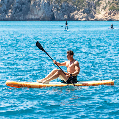 2-in-1 Inflatable Paddle Surf Board with Seat and Accessories Siros InnovaGoods 10'5